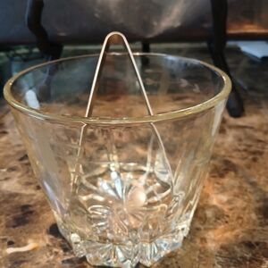Princess House Clear Glass Candle Holder